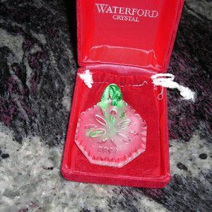 2 Waterford Crystal ornments